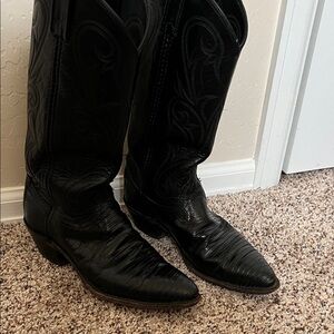 Dan Post Black Heeled Boots